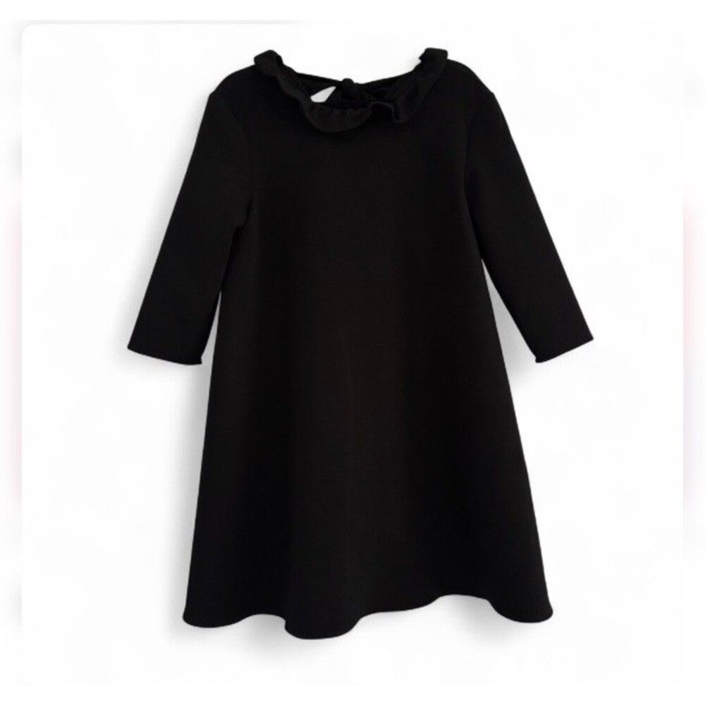 Pomander Place Dress Size Small Black Tuckernuck Ruffle Collar Bow Mini Cocktail